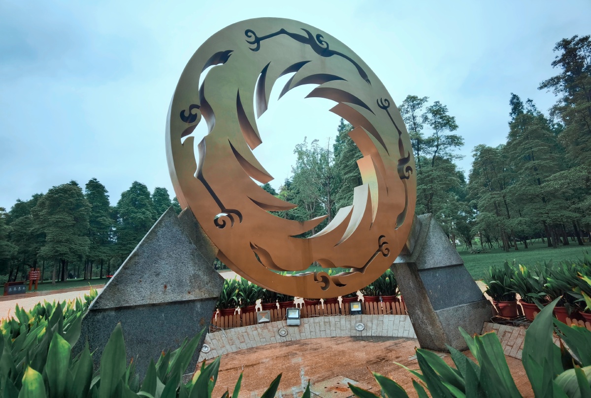 金沙太阳神鸟标志位