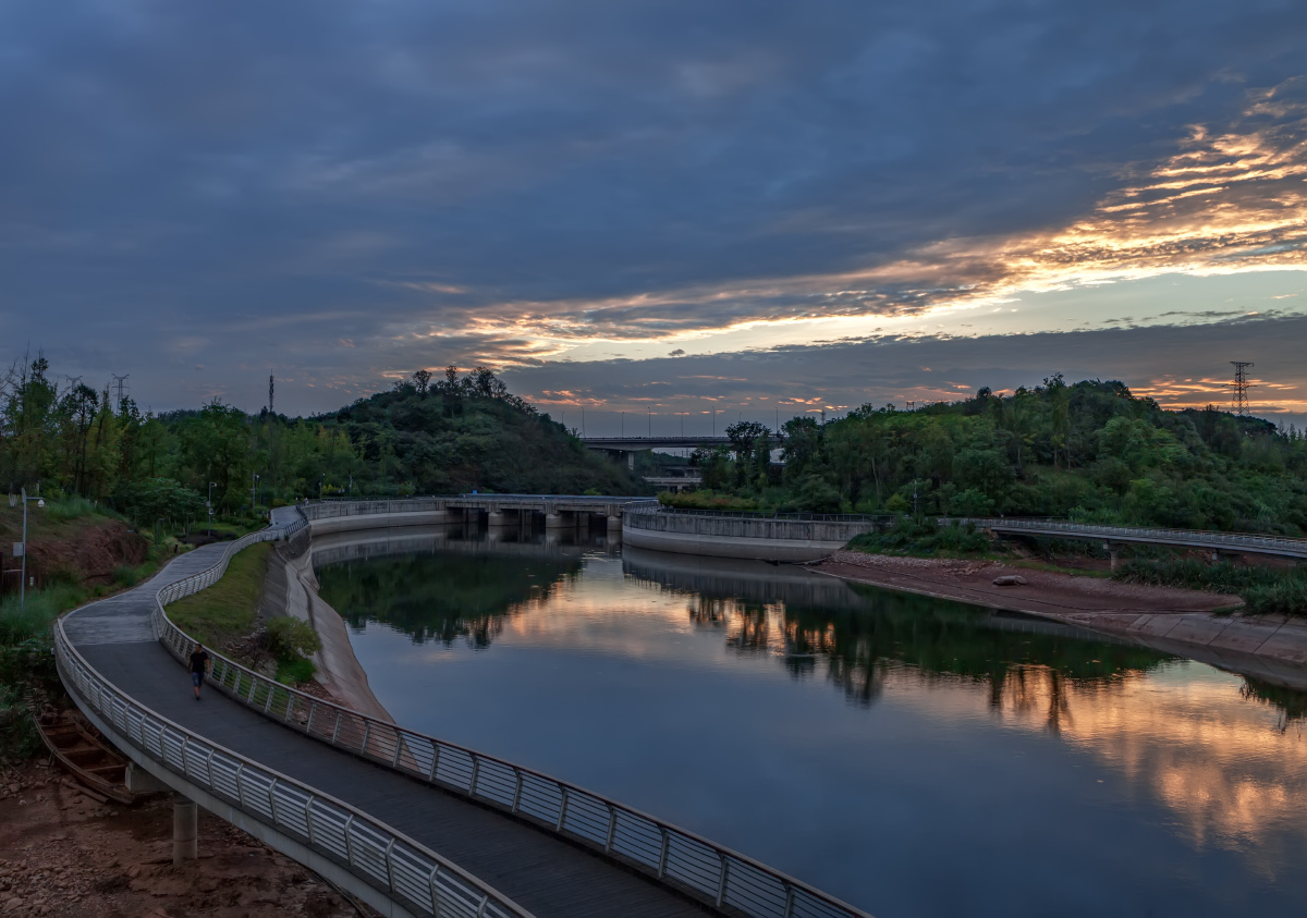 天府新区鹿溪河生态区