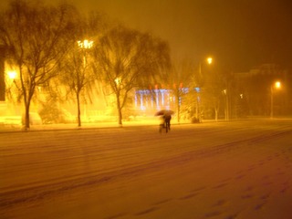 风雪夜归人