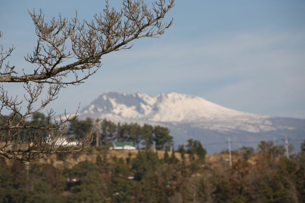 有点富士山的感觉，第一次拍远山