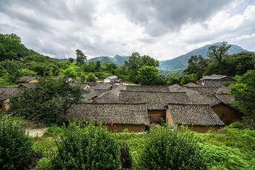 大山深处的古民居，金寨.安徽.中国2020.