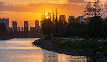 港城夕阳