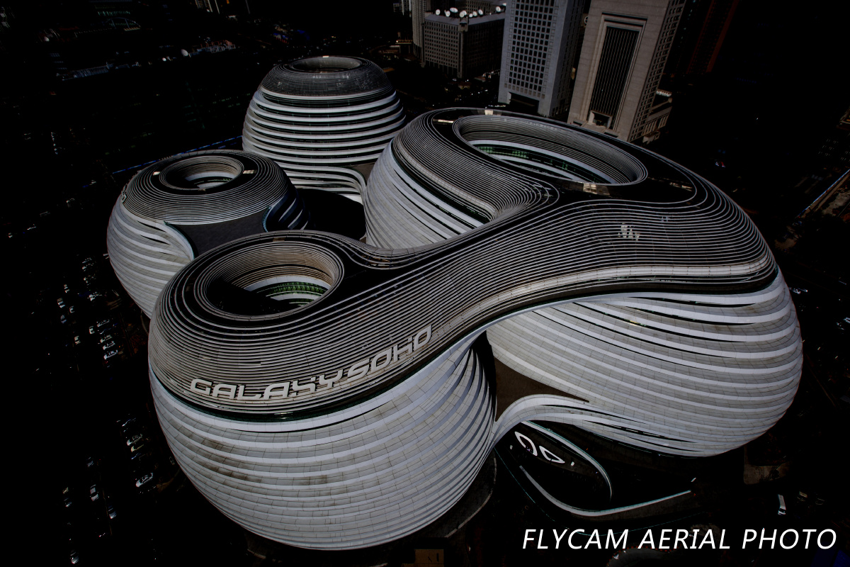 flycam航拍-超时代建筑!银河soho