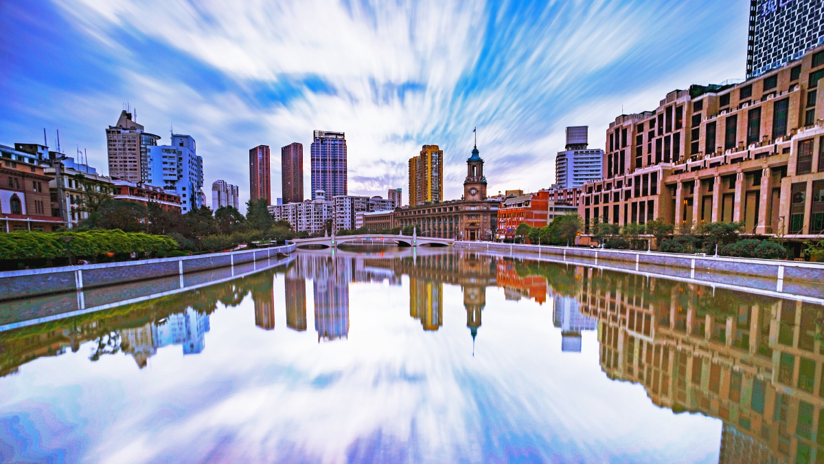 索尼相机软件拍摄上海乍浦路桥