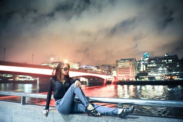 night on the bridge