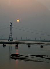 日落黄河