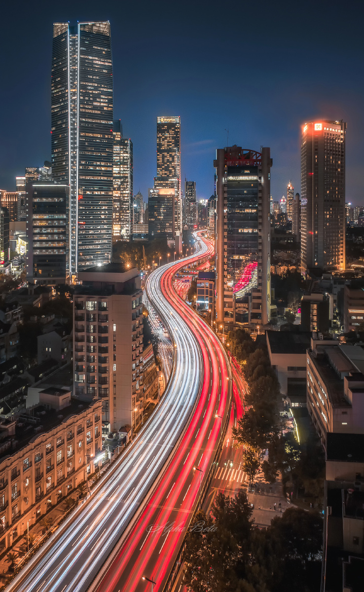 你的城市城市_del_上海13753风光都市车轨夜景长曝光1/127菜少白2018