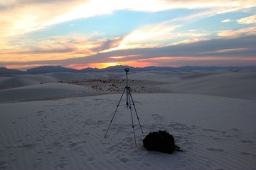 white sands