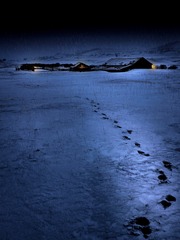 风雪夜归人 A lonely man on a snowy night