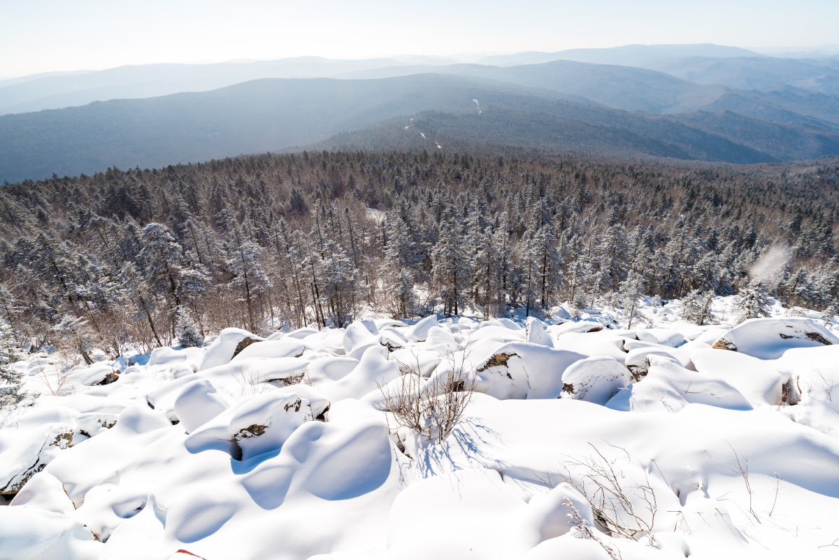 大箐山 伊春 黑龙江 东北的冬天