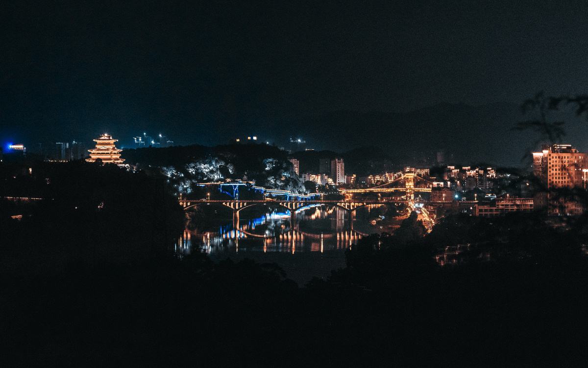 三明沙县区夜景