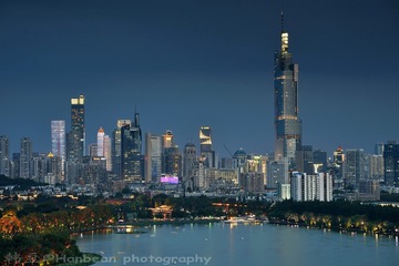 南京玄武湖夜色