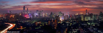 火烧羊城全景图