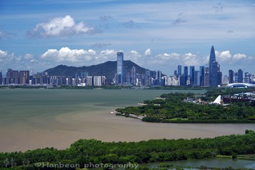 后海天际线