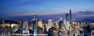 罗湖城市夜景