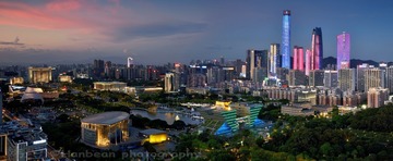 东莞夜景panorama