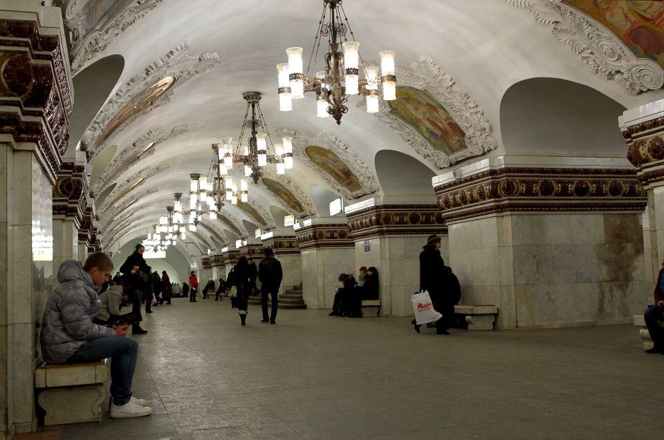 Can you imagine this is a metro station?<br />
2012.01.24 Moscow