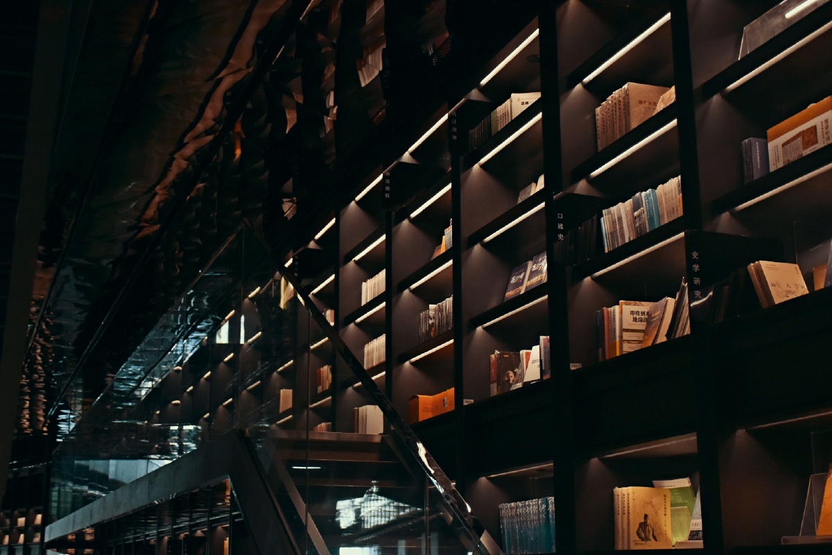 西安蓝海风漫巷图书馆好漂亮的地方