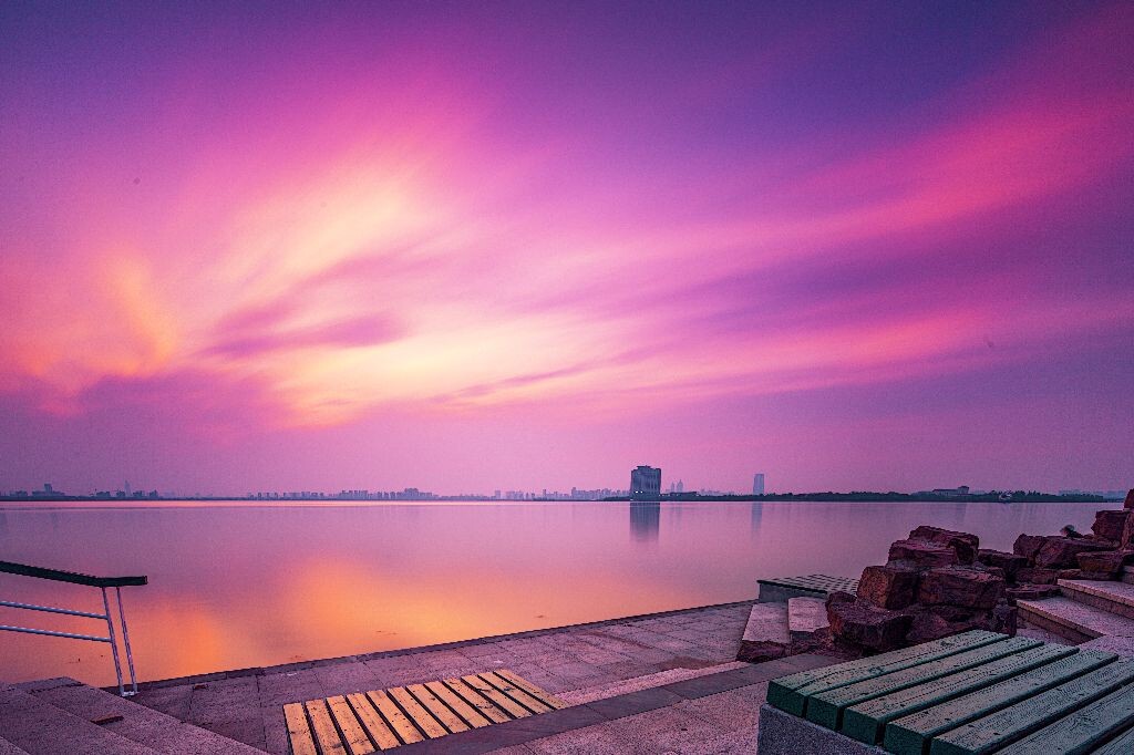 晚霞.