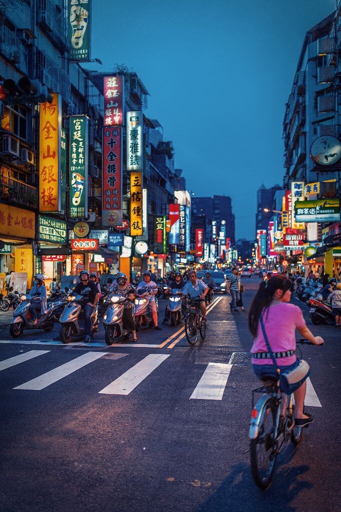 夜台北。