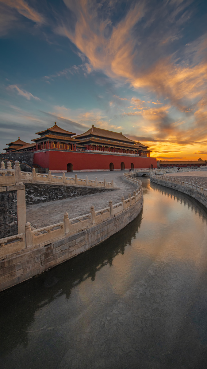 日落紫禁城