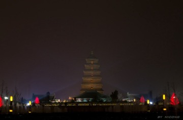 大雁塔广场夜景