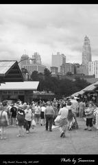 City market on Independence Day