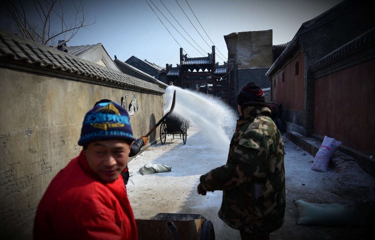 雪  这这样“下”的。