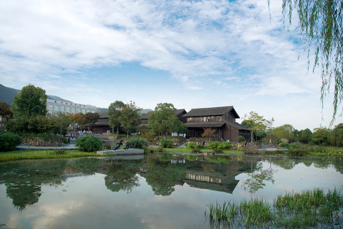 浙江杭州千桃园风光