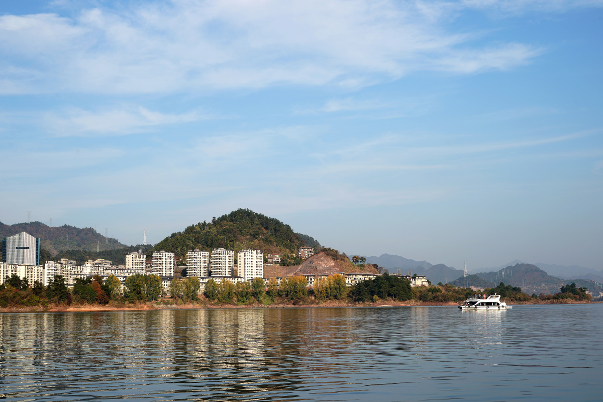 杭州淳安县千岛湖风光