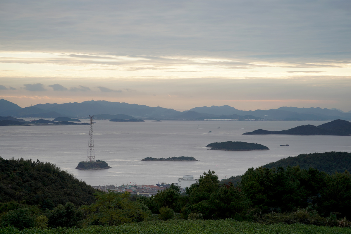 浙江省舟山市岱山磨心山风光