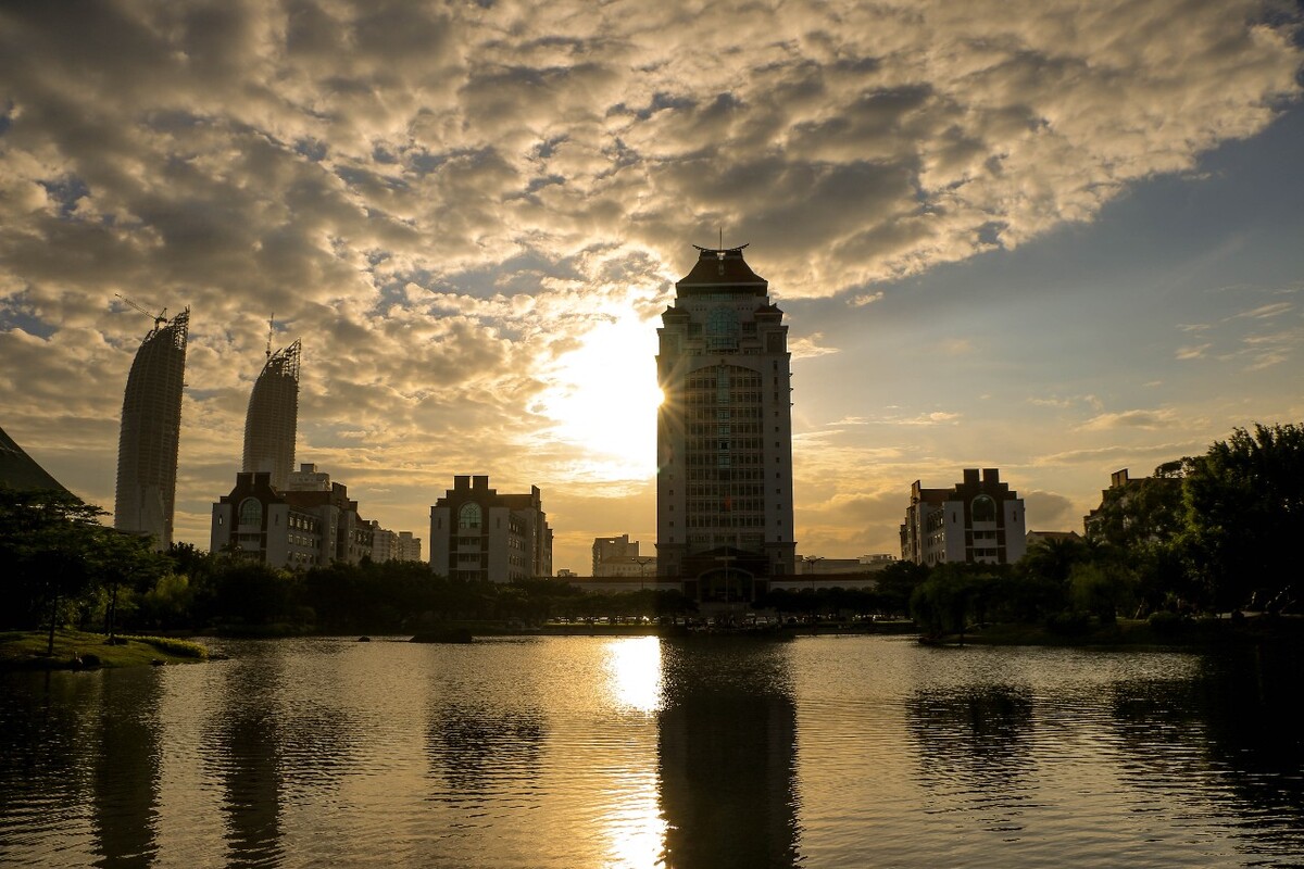 厦大的夕阳