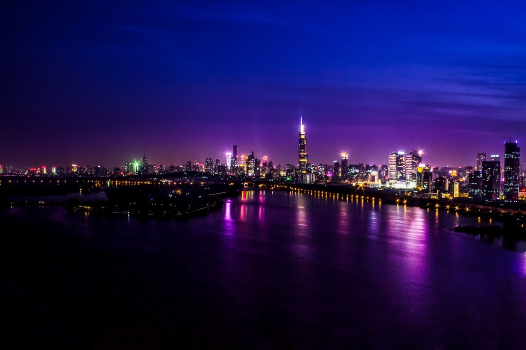 玄武湖夜景