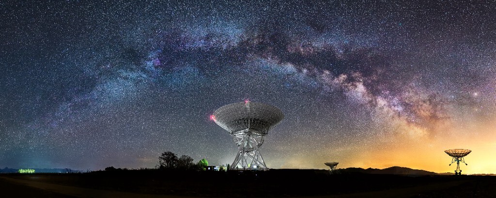 不老屯银河拱桥。星空之约,下次再见。