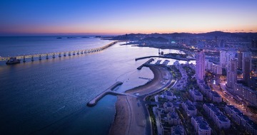 星海湾远眺
