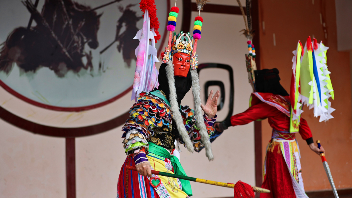 安顺地戏贵州省安顺市地方传统戏剧国家级非物质文化遗产之一