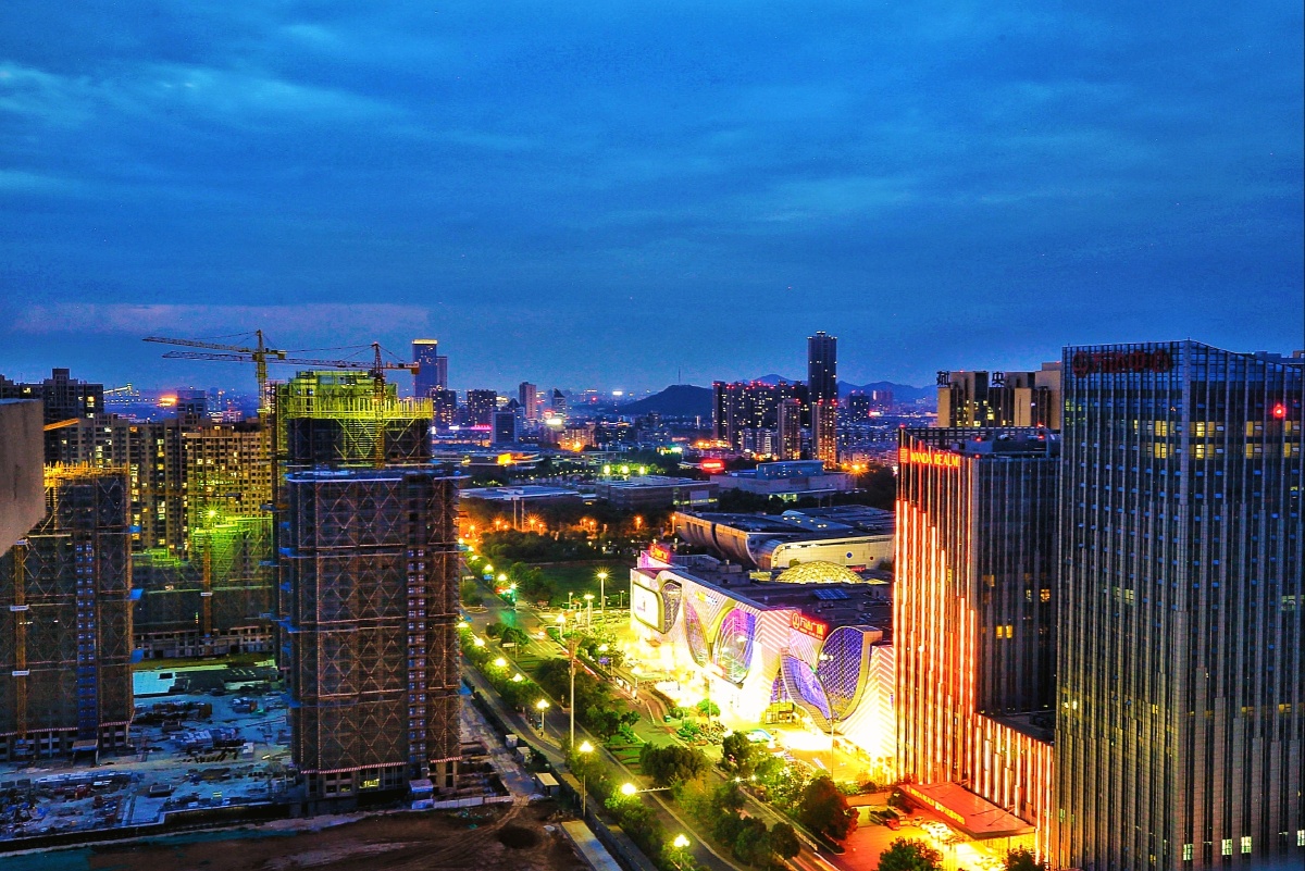 万达广场夜景