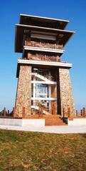 南沙湿地公园海边观景台 Viewing Platform in Nansha Wetland Park