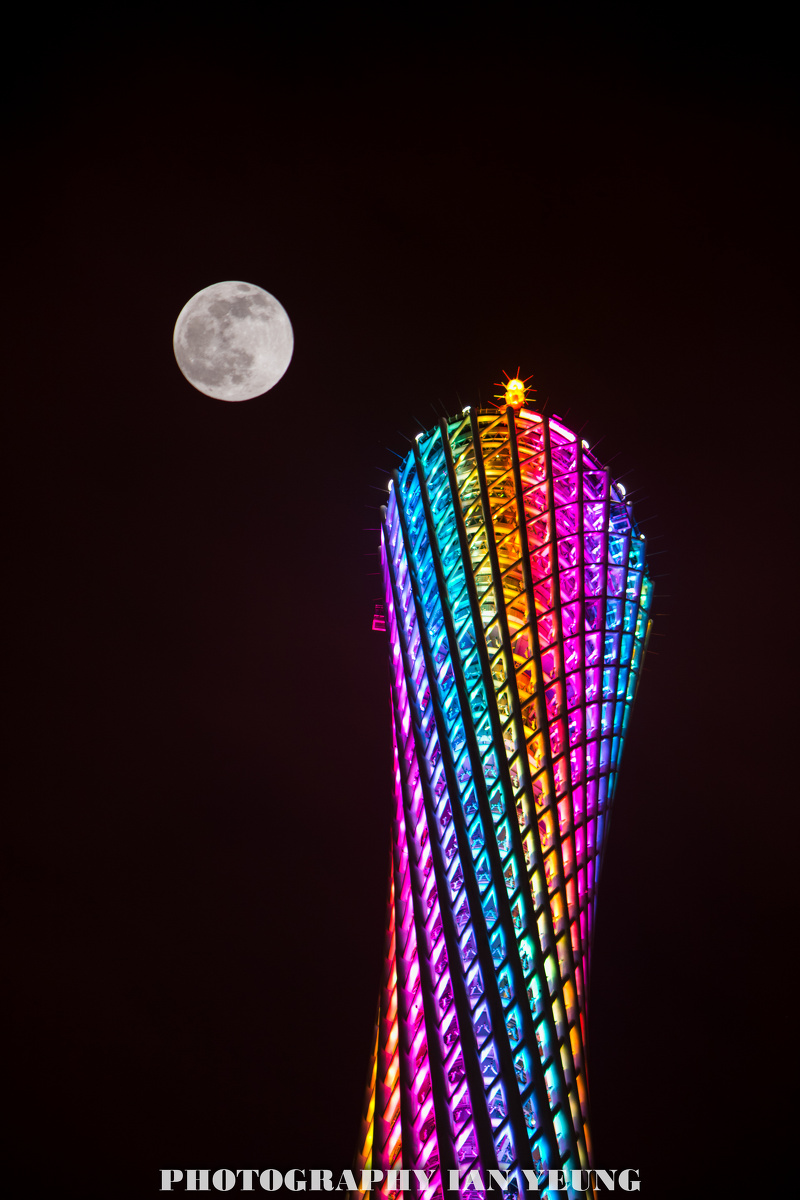 月夜广州塔