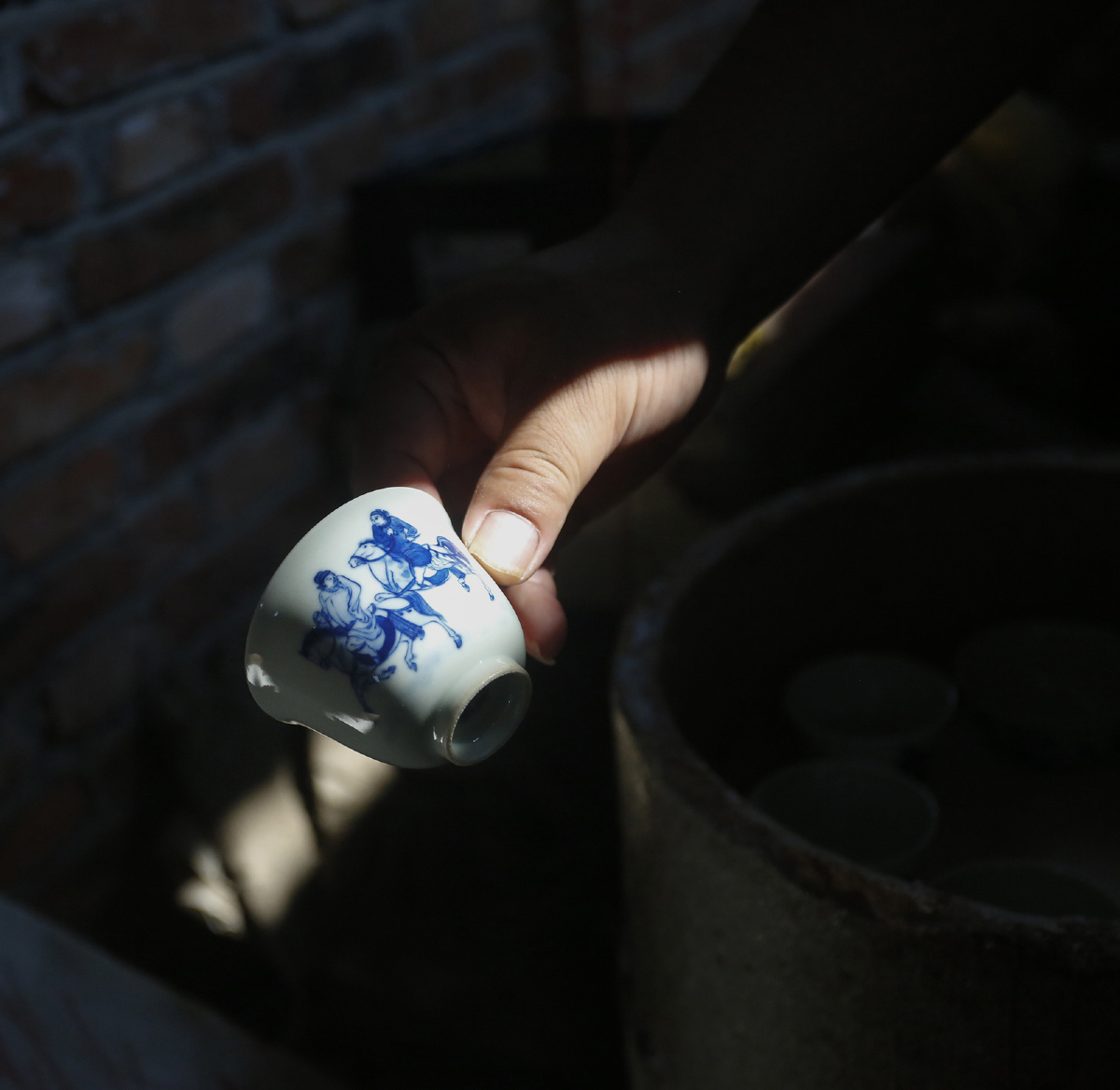 景德镇传统柴窑烧瓷组照