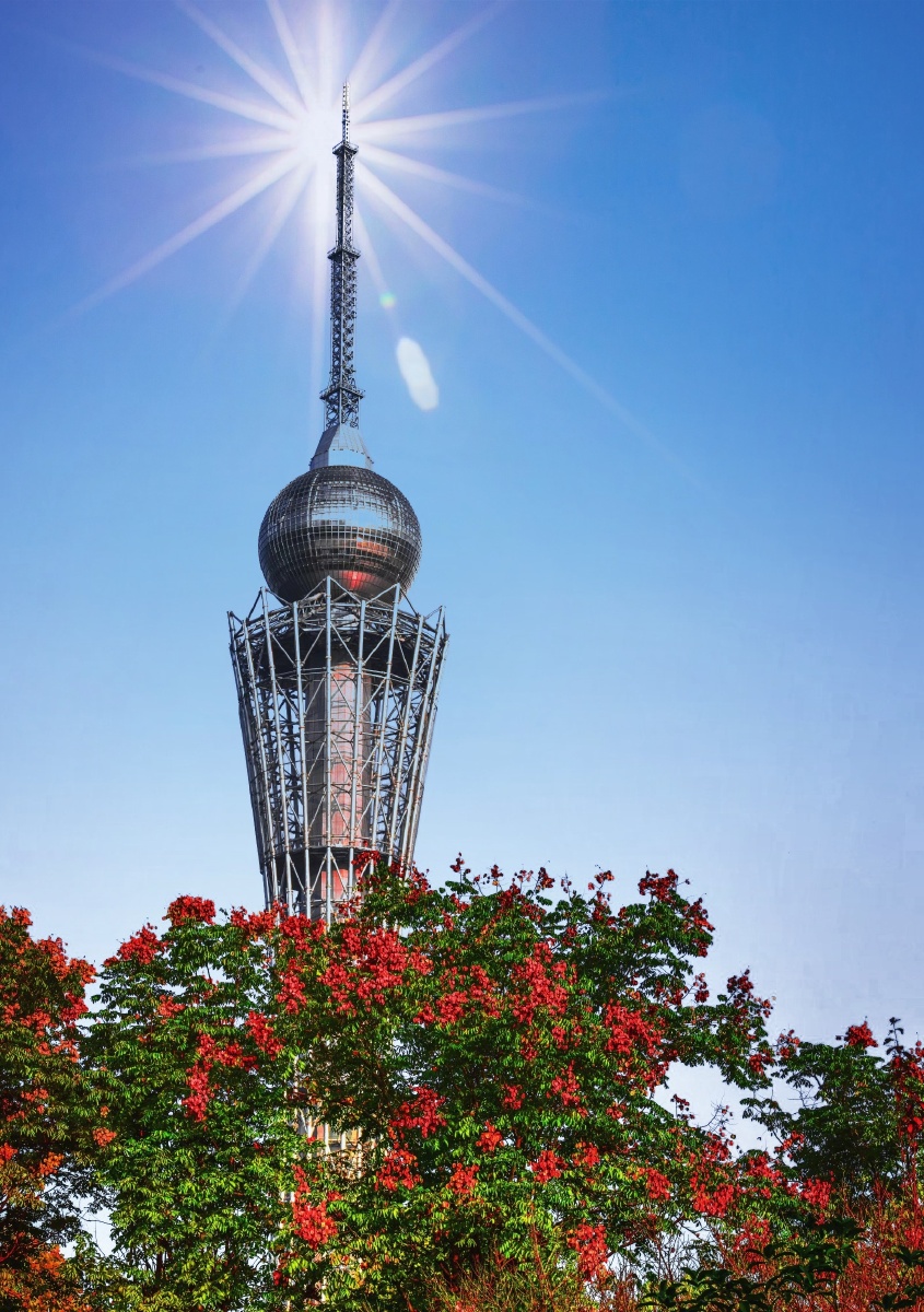 六安风光!艳阳高照～秋色小蛮腰!