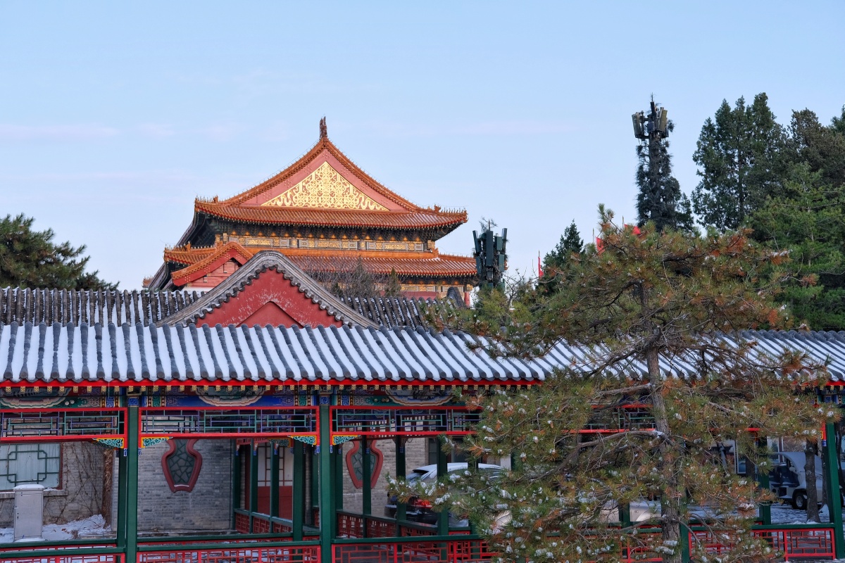 太庙2021年北京初雪