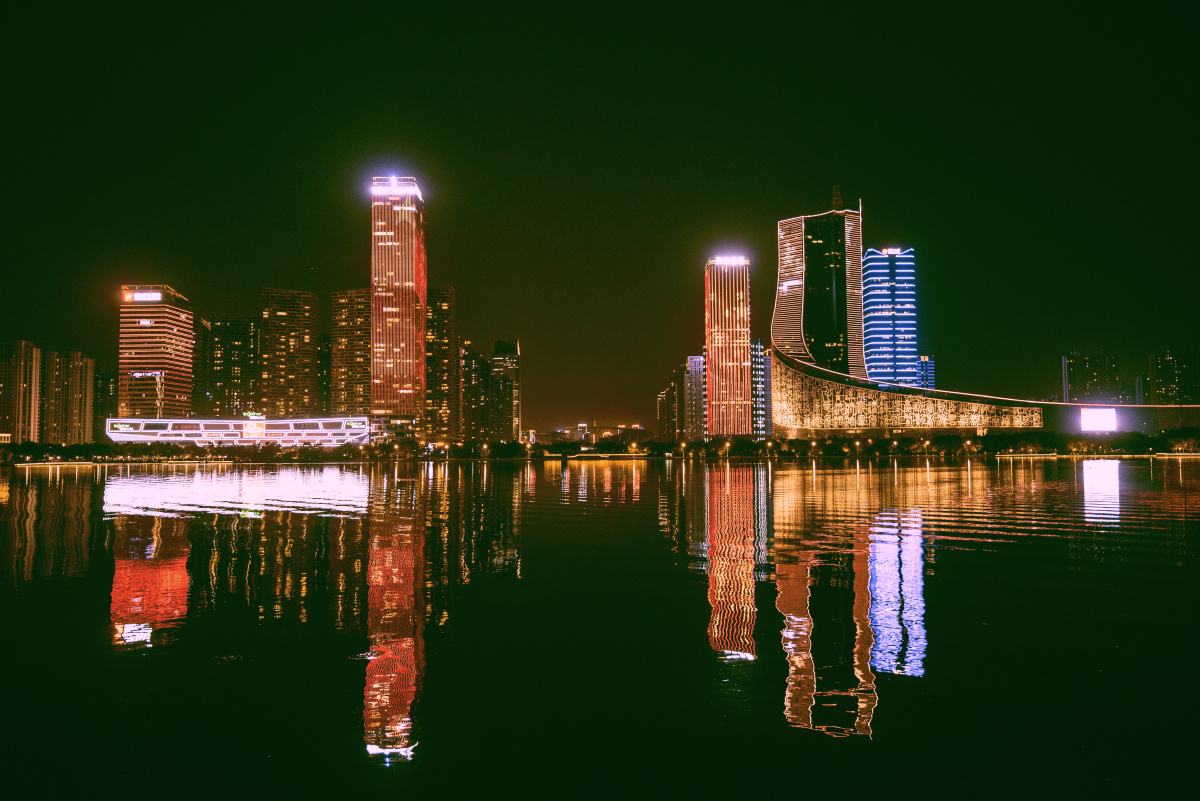 合肥天鹅湖国庆之夜