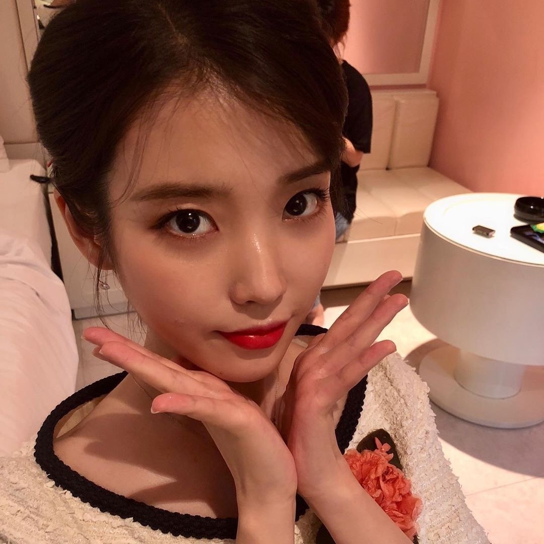iu的自拍哪张不美