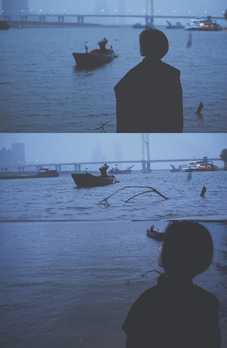 隔江三里万物寂静