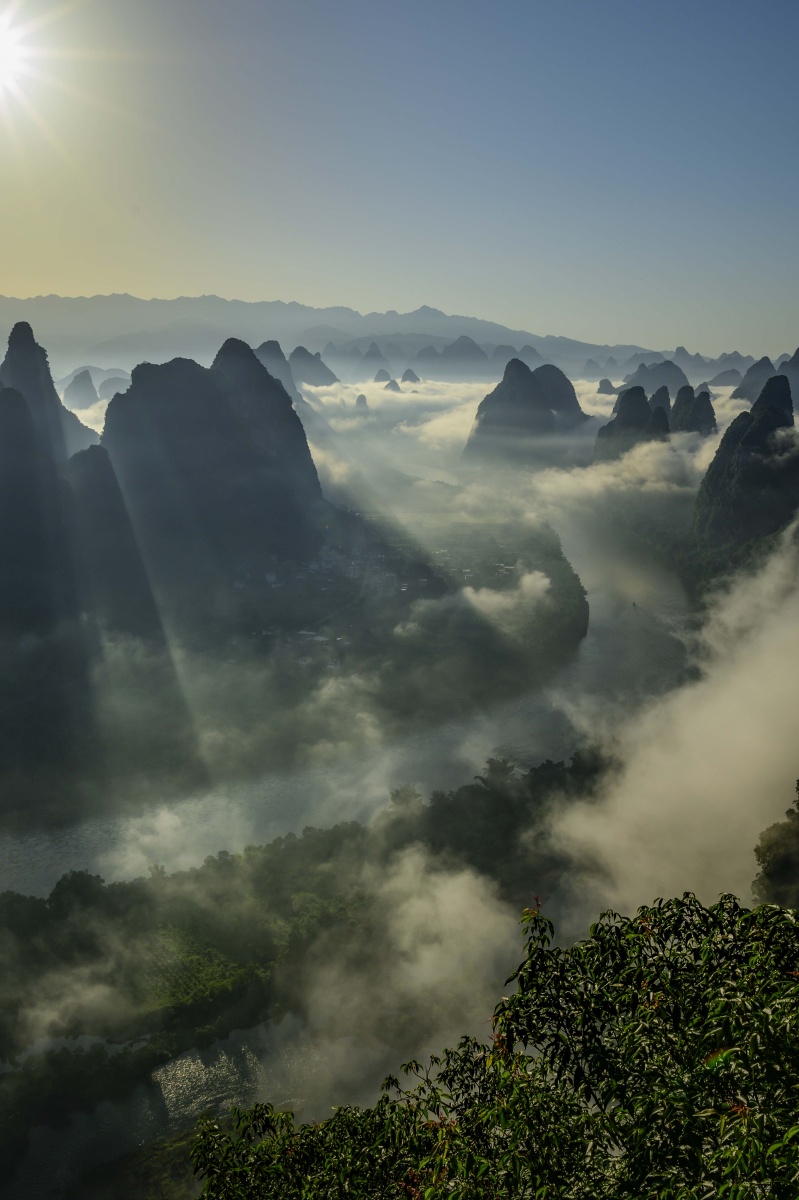 今早相公山云海美