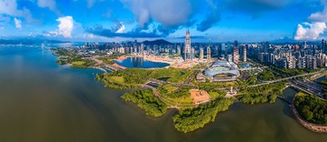 3作品名称：沐浴朝阳——后海金融商务总部经济区1，作者：吴国勇