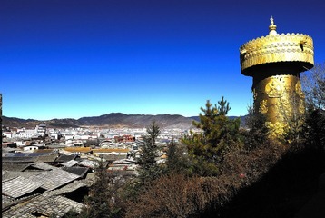 鸟瞰迪庆