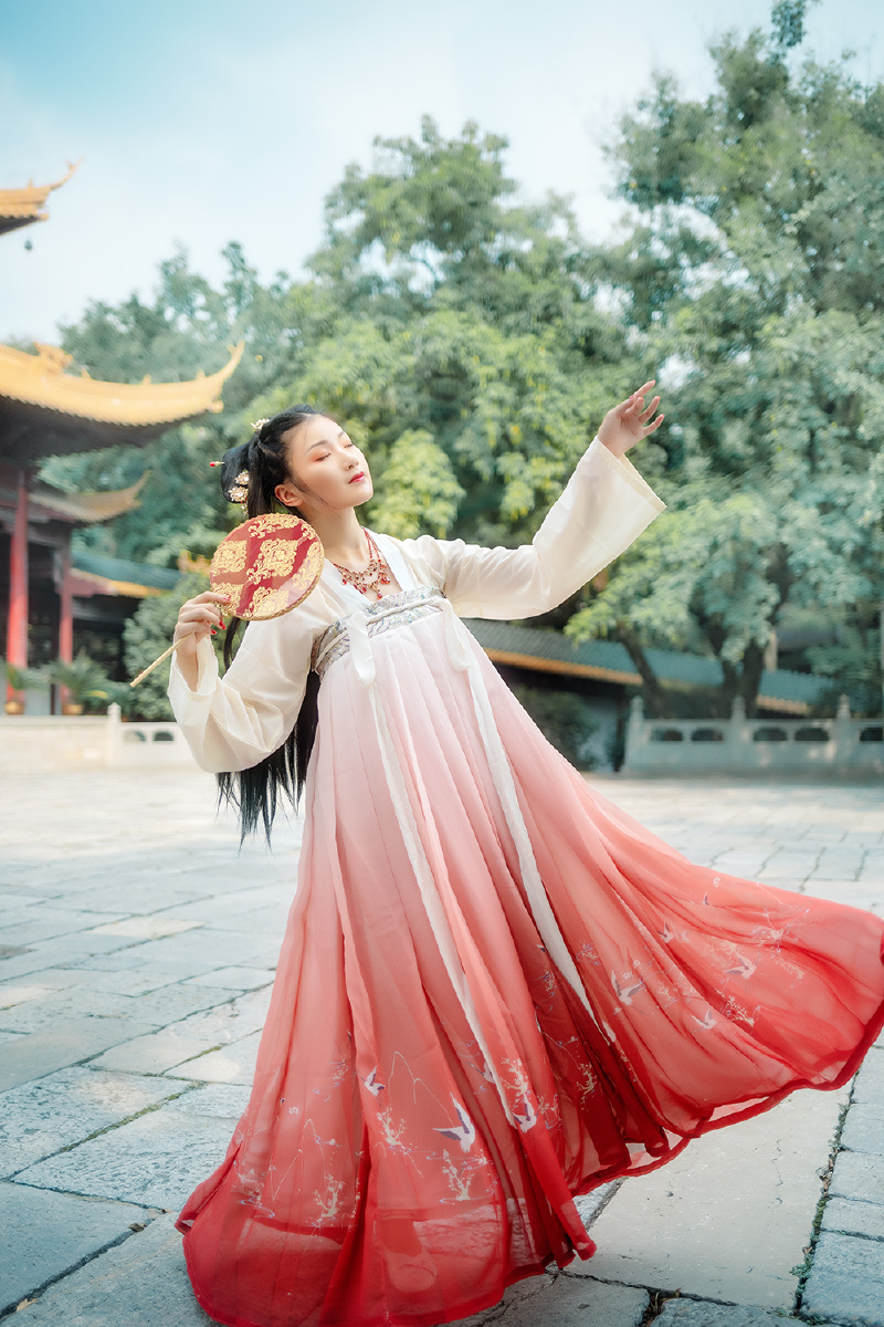 时夏汉服模特暮暮拍摄听风finn