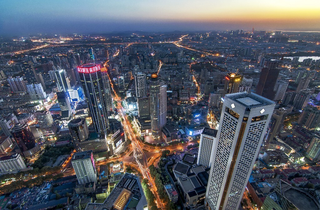 俯瞰城市之心,看灯火万千。